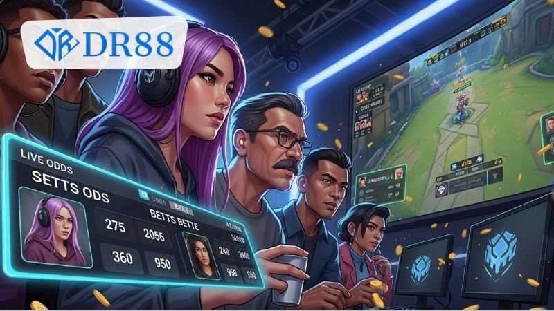 Nền tảng cá cược E-sports uy tín DR88 - Cược chuyên nghiệp 3 Giao diện thiết kế tối ưu tại DR88